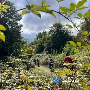 تور دوچرخه سواری جنگل سنگدرکا با پارماگشت