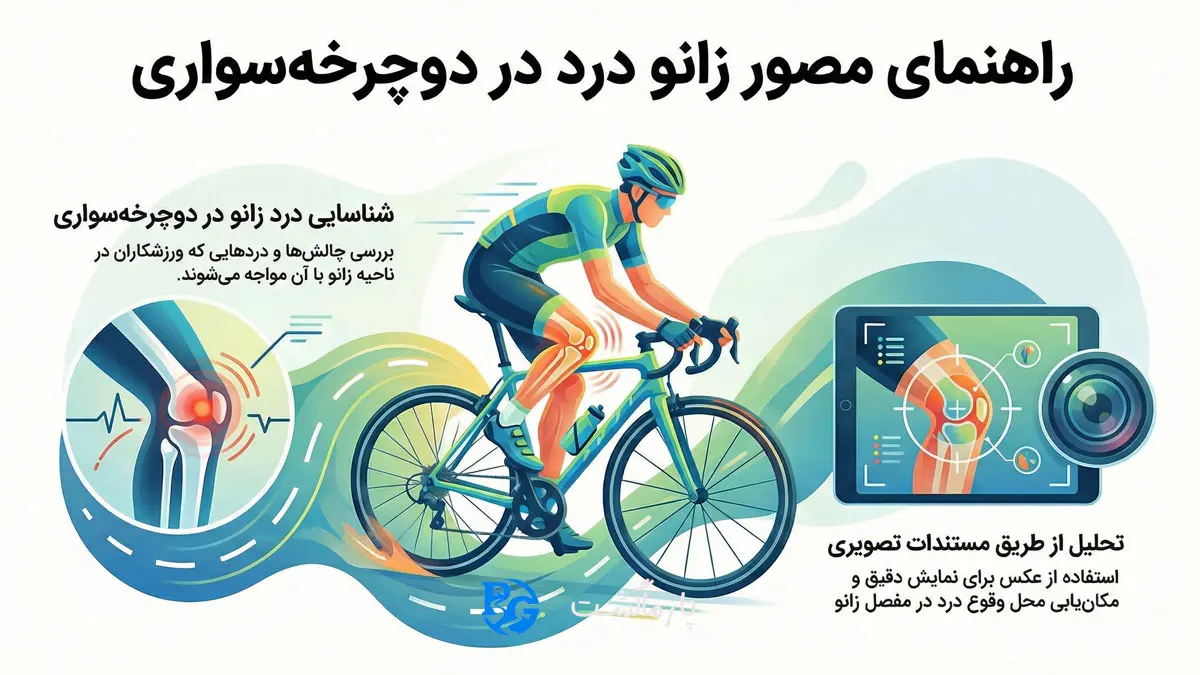 جلوگیری از درد زانو و عضلات در دوچرخه‌سواری