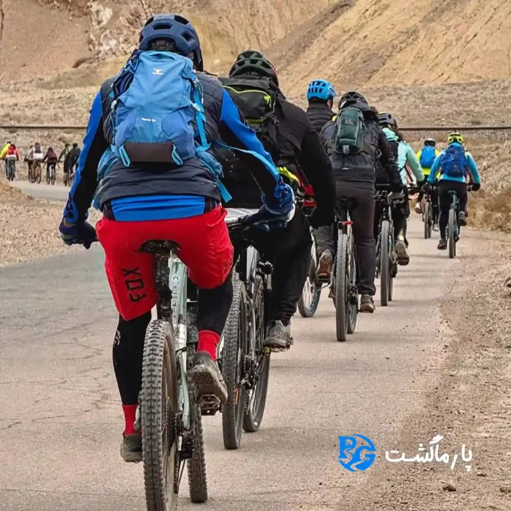 تور دوچرخه‌سواری غار نمکی گرمسار + کوه اژدها